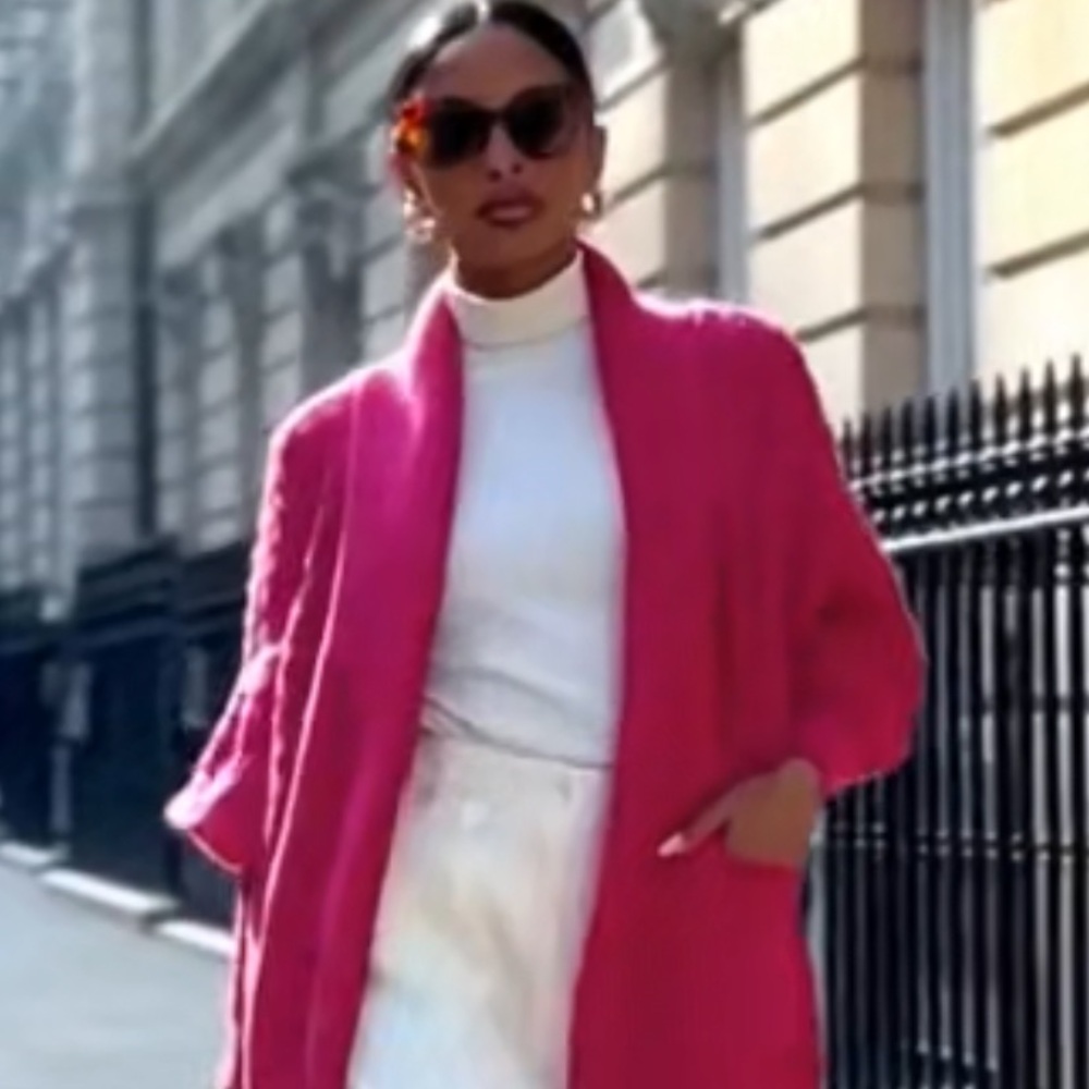 Lauren Ralph Lauren Pink Cardigan Sweater - Picture 2 of 9